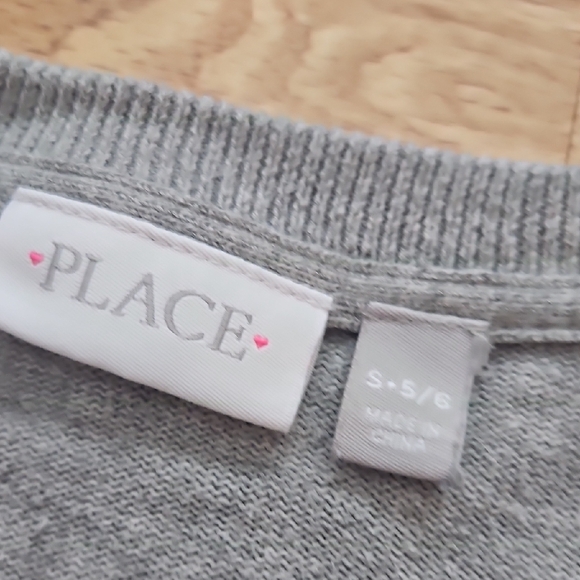 Place Gray Ruffled Cardigan - Picture 3 of 5